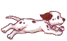 Image of a running puppy.
