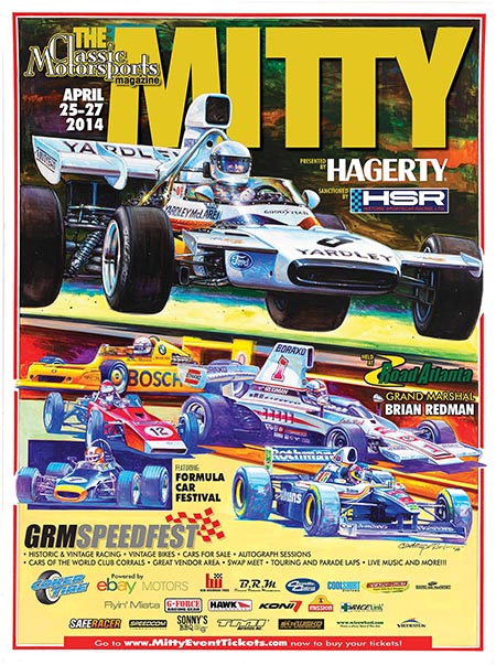 The Mitty car show poster.