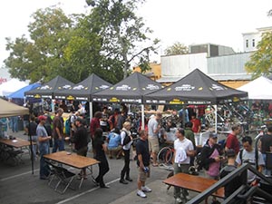 Image of weekly auto swap meet.